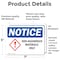 Signmission Non-Hazardous Materials Only OSHA Notice Sign, Vinyl Decal, 7in W x 5in L, 2PK OS-2PACK-NS-D-57-L-15071 - alternate 5